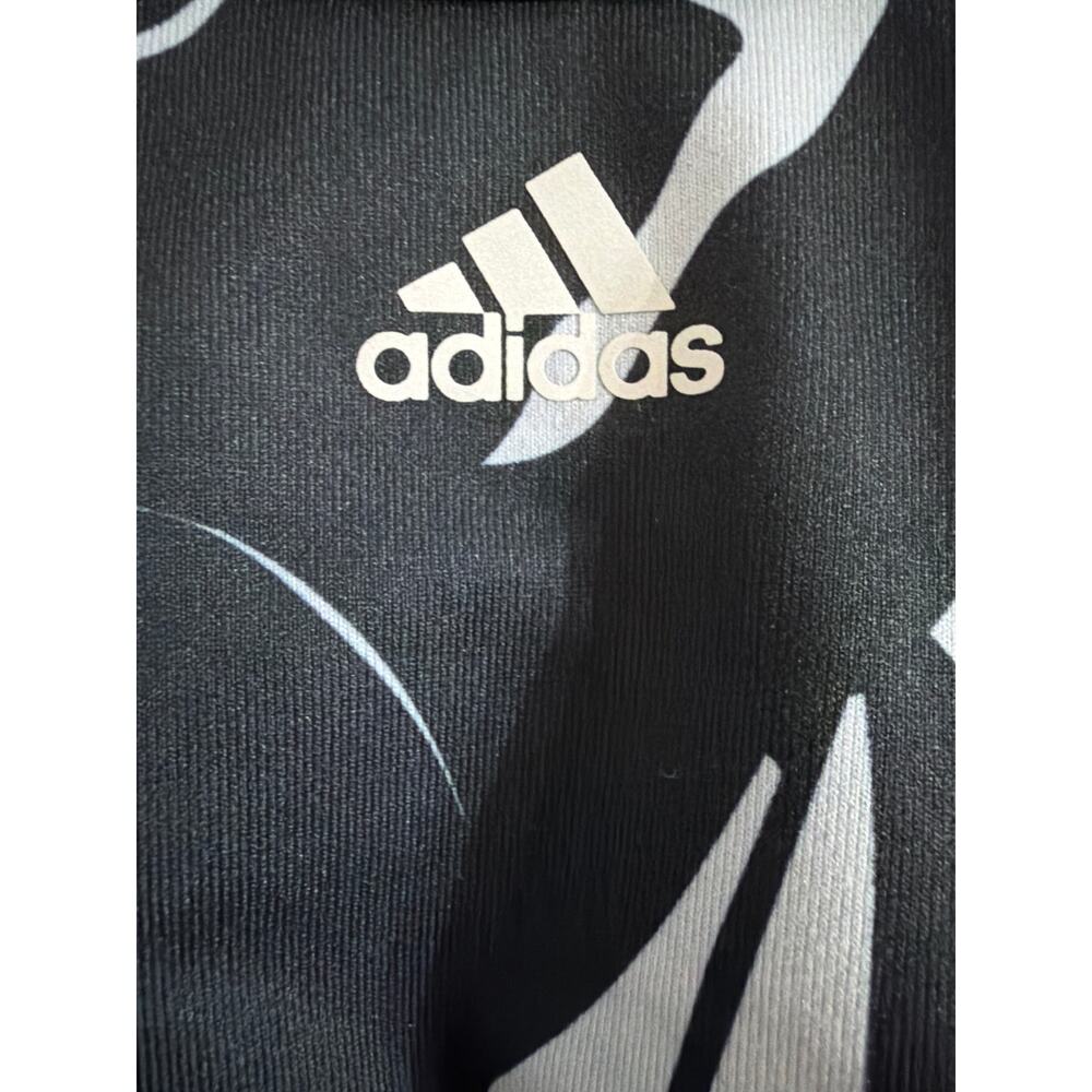 Adidas Women's Black & White Floral Light Support Training Bra Size 2XL A-C New - Picture 4 of 7